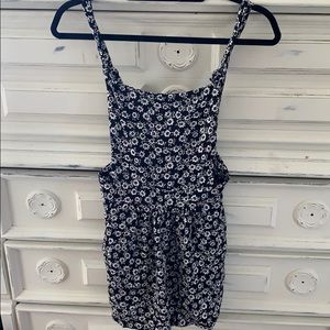 Black and white romper/overall